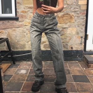 Roberto Cavalli tree trunk print pants